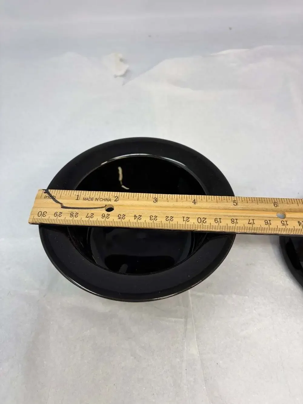 Vintage Arabia Finland Aurora Borealis Black Ceramic Lidded Sugar/serving Bowl
